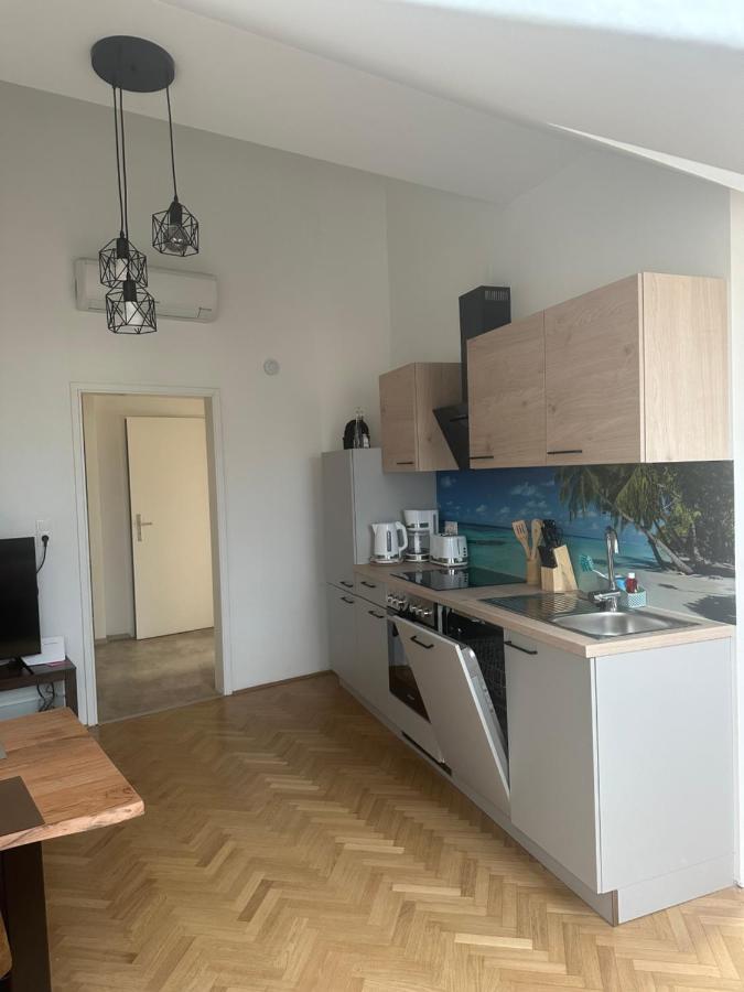 Klimatisiertes Dachgeschoss City Apartment In Zentrum Wiens ภายนอก รูปภาพ