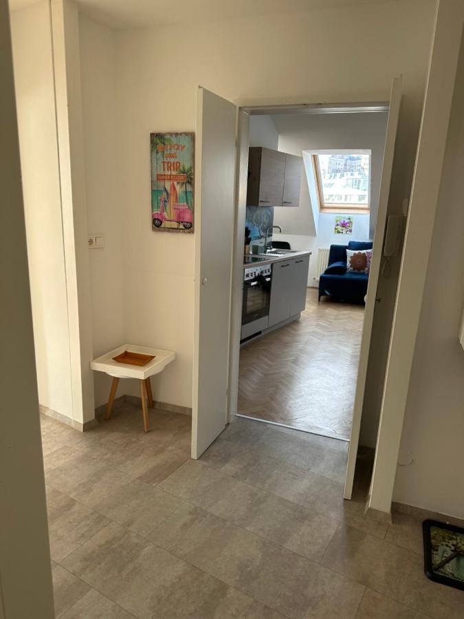 Klimatisiertes Dachgeschoss City Apartment In Zentrum Wiens ภายนอก รูปภาพ