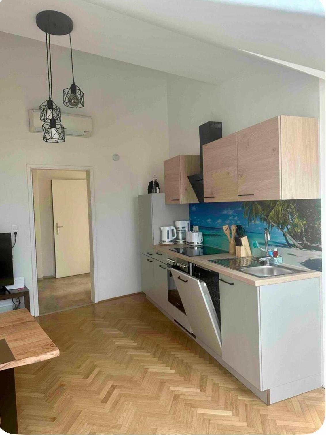 Klimatisiertes Dachgeschoss City Apartment In Zentrum Wiens ภายนอก รูปภาพ