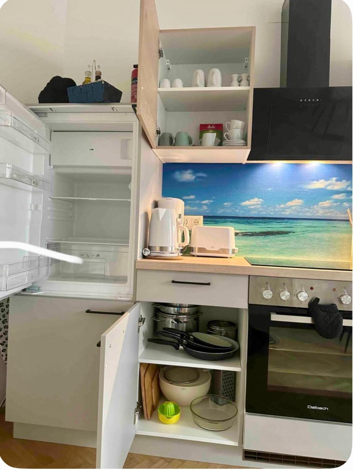 Klimatisiertes Dachgeschoss City Apartment In Zentrum Wiens ภายนอก รูปภาพ